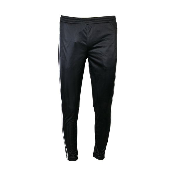 Halifax - Men's 2 Stripe Back Stripe Soccer Pant - Black/White  - V.I.M. - 1