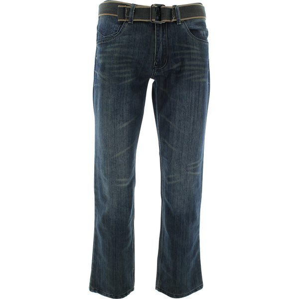Fusai - Men's Belted Embroidery Pocket pants - Dirty - V.I.M. - 1
