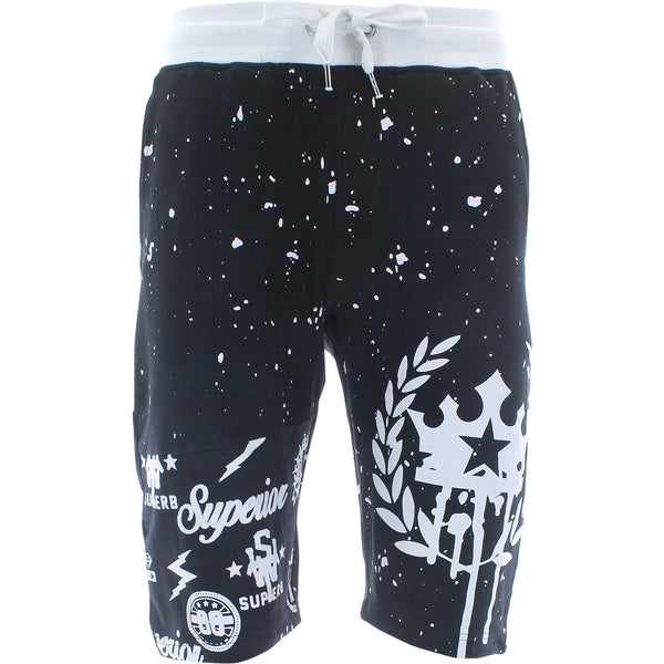 Switch Remarkable - Men's F. Terry Splatter 23 Shorts - Black - V.I.M. - 1
