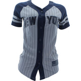 True Rock - Women's New York Baseball Shirts - Navy/Grey - V.I.M. - 1