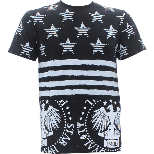 Switch Remarkable - Men's Star Stripe & Money T-Shirts - Black - V.I.M. - 1