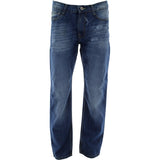Bleecker & Mercer - Men's Embroidery Pocket pants - Medium Blue - V.I.M. - 1