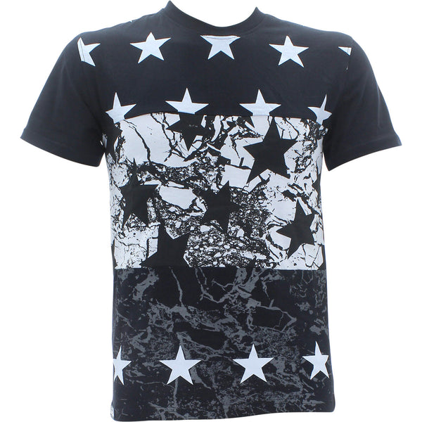 Switch Remarkable - Men's Star Marble Print T-Shirts - Royal - V.I.M. - 1