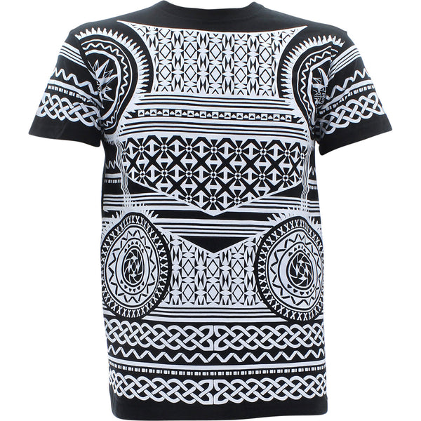 Bleecker Mercer - Men's Aztec Print T-Shirts - Black - V.I.M. - 1