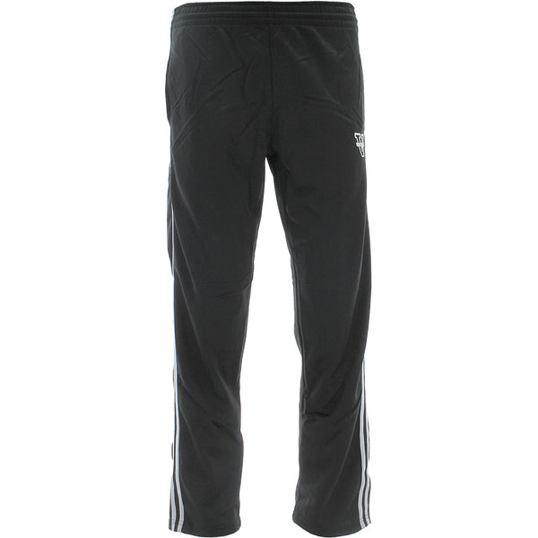 Eddie Domani Corp. - Men's Striped Tricot Pants - Black - V.I.M. - 1
