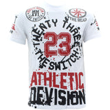 Switch Remarkable - Men's Dripping Paint 23 T-Shirts - White - V.I.M. - 1