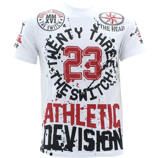 Switch Remarkable - Men's Dripping Paint 23 T-Shirts - White - V.I.M. - 1