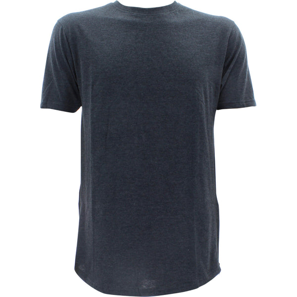 Road Block - Men's Short Sleeves Scallop T-Shirts - Heather Grey/Charcoal - V.I.M. - 1