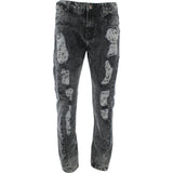 Copper Rivet - Men's Metal Rips Jeans - Black - V.I.M. - 1