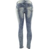 Highway - Women's Super Stretch Rips Cuff Bottom pants - Dark Blue - V.I.M. - 2