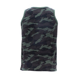 Vertical - Men's Camouflage Tank Top With Pocket Shirts - Green - V.I.M. - 2