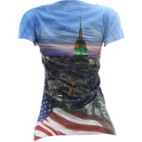 True Rock - Women's New York City T-Shirts - Blue - V.I.M. - 2