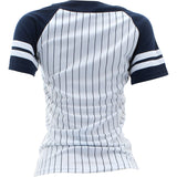 True Rock - Women's New York Baseball Shirts - White/Navy - V.I.M. - 2