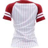 True Rock - Women's New York Baseball Shirts - White/Red - V.I.M. - 2