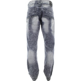 Switch - Men's  Cut & Sew Distressed Rips Jeans - Grey - V.I.M. - 2