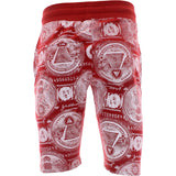 Switch Remarkable - Men's F. Terry Money Print Shorts - Red - V.I.M. - 2