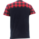 Bleecker Mercer - Men's Short Sleeves Plaid With Stars T-Shirts - Black - V.I.M. - 2