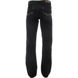 Vertical Jeans - Men's Emboridery Pocket Jeans - Black - V.I.M. - 2