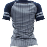 True Rock - Women's New York Baseball Shirts - Navy/Grey - V.I.M. - 2