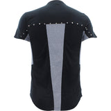 Switch Remarkable - Men's Mesh Paneled With Studs T-Shirts - Black - V.I.M. - 2