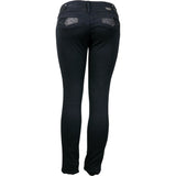 Tush Push - Women's Rhinestone 3Botton Tush Push - Black - V.I.M. - 3