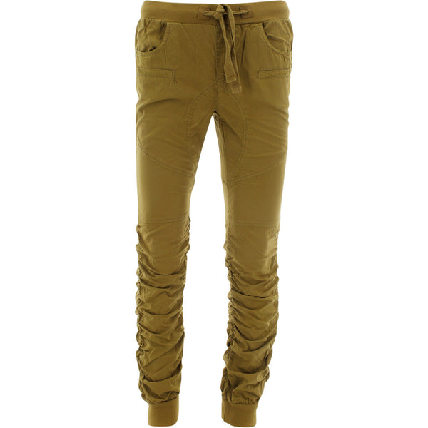 Liberation Blue - Men's Shirred Twill Joggers - Khaki - V.I.M. - 1