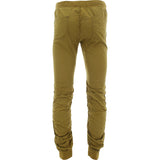 Liberation Blue - Men's Shirred Twill Joggers - Khaki - V.I.M. - 2