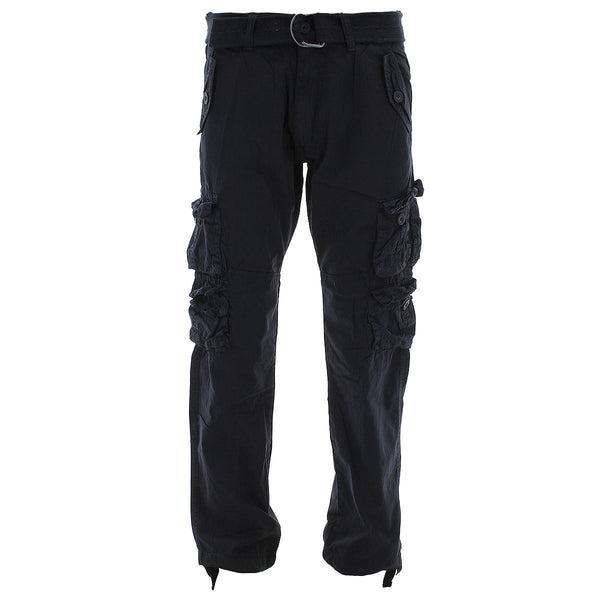 Halifax - Men's Belted Cargo Pant - Navy - V.I.M. - 1
