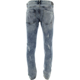 Trill Nation - Men's Heavy Rips with Lining Slim Straight pants - Light Blue - V.I.M. - 2