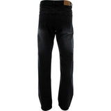 Moda - Men's Khaki Thread Embroidery Pocket Straight Fit pants - Black Wash - V.I.M. - 2