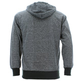 Red Rhino - Men's Marled Zip Fleece Hoody Sweatshirt - Black - V.I.M. - 2