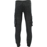 Vertical - Men's Marled Cargo Pockets Joggers - Black - V.I.M. - 2