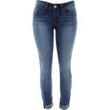 Ymi - Women's Better Butt Knee Slits Roll Up pants - Light Sand - V.I.M. - 1