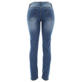 Women's Skinny Mid Rise Stretch Jeans