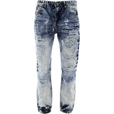 Switch Remarkable - Men's Distressed With Rips Jeans - Dark Indigo - V.I.M. - 1