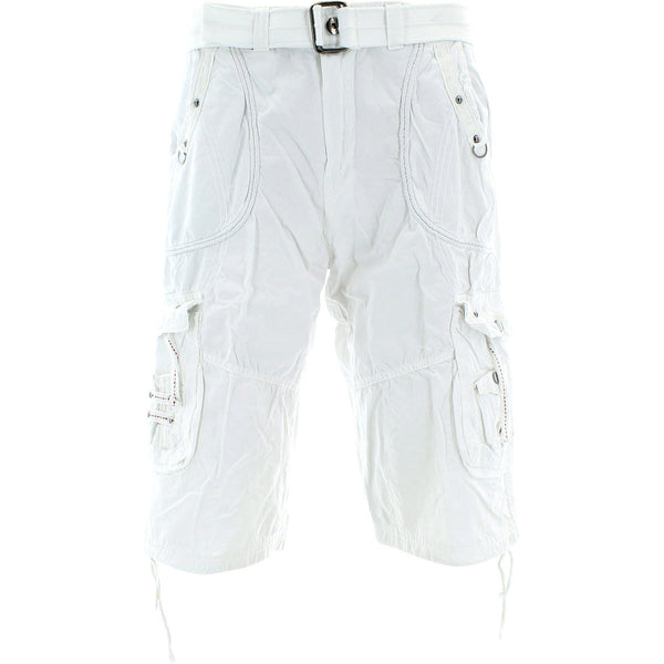 Repair - Men's Cargo Shorts - White - V.I.M. - 1