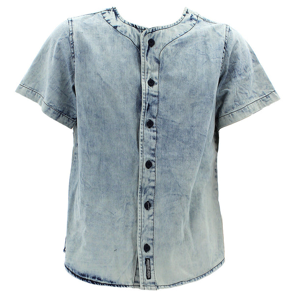 Brooklyn Xpress - Men's Acid Denim Baseball - Ice Wash - V.I.M. - 1