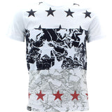 Switch - Men's Star Marble Print T-Shirts - White - V.I.M. - 1