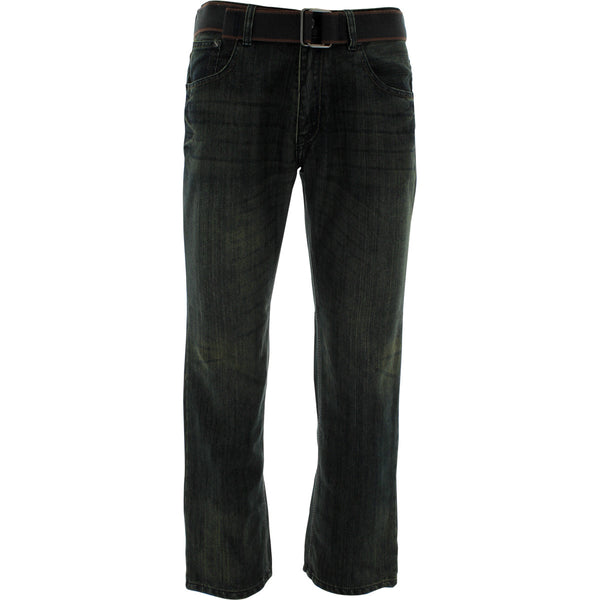 Fusai - Men's Belted Embroidery Pockets pants - vintage - V.I.M. - 1