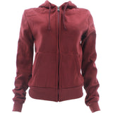 Rok - Women's Basic Fleece Hoody Sweatshirts - Burgundy - V.I.M. - 1