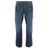 Gtton - Men's Slim Straight pants - Dark Blue - V.I.M.