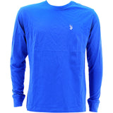 Us Polo Assn. - Men's Long Sleeve Knit Shirts - Blue/White - V.I.M.