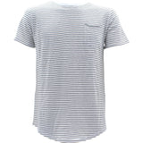 Kayden K - Men's Stripe Side Zipper Shirts - White/Black - V.I.M. - 1