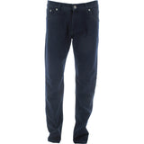 Focus - Men's Embroidery Pocket Jeans - Ink/Blue - V.I.M. - 1