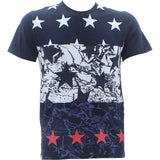 Switch Remarkable - Men's Star Marble Print T-Shirts - Navy - V.I.M. - 1