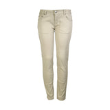 Azazel - Women's Basic Color Stretch Jeans - Khaki - V.I.M. - 1