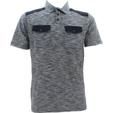Repair - Men's  Two Pocket Two Botton Polo Shirts - Heather Grey - V.I.M. - 1
