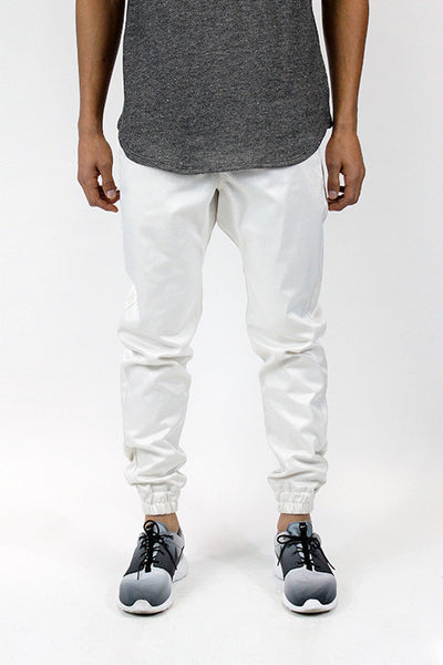 Kayden K - Men's  Shiny Lurex Jogger - White - V.I.M. - 1