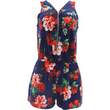 Ambiance - Women's Floral Jumpsuits - Navy - V.I.M. - 1