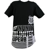 Switch - Men's Short Sleeves Superb Unlimited Extended T-Shirts - Black - V.I.M. - 1